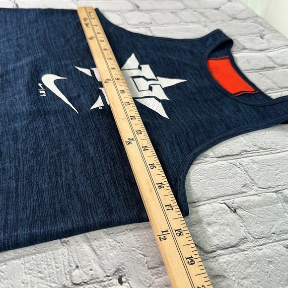 Houston Astros Nike Dri-Fit Women's Right Mix High Neck Tank Top Navy size Small - Picture 10 of 16